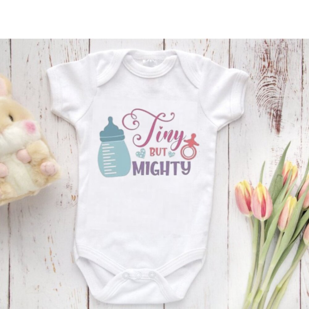Tiny and Mighty Onesie
